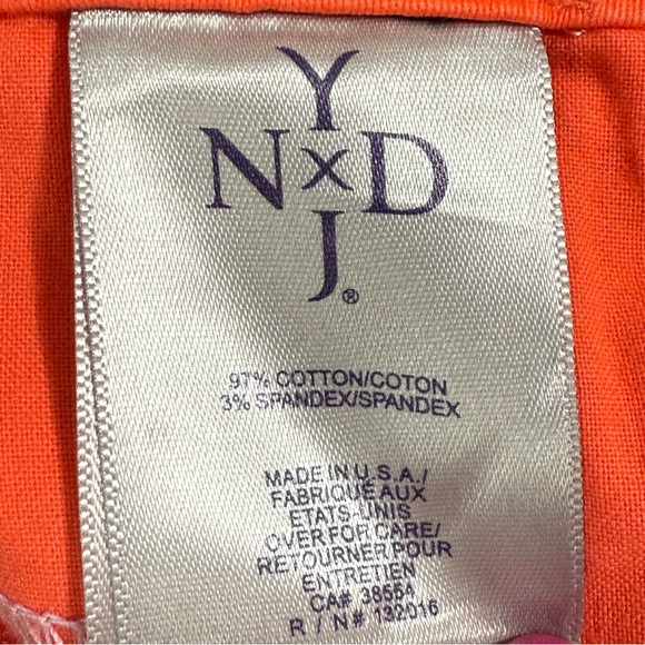 NYDJ Not Your Daughter’s Jeans Pencil Skirt Papaya Color Size 14 Made In USA - Picture 10 of 12